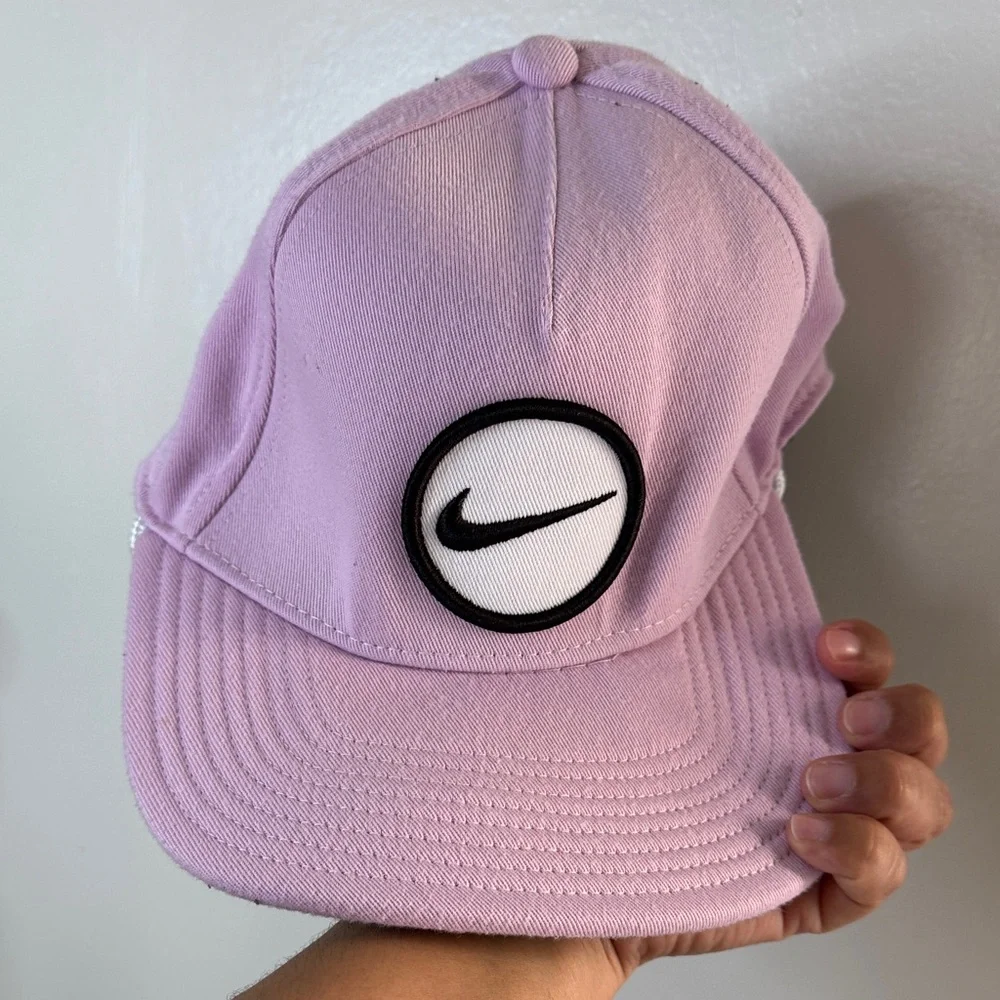 Nike Pink Logo Snapback Hat
